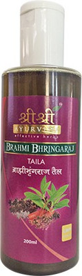 

Sri Sri Ayurveda Brahmi Bhringaraj Taila Anti-Graying Hair Oil(200 ml)