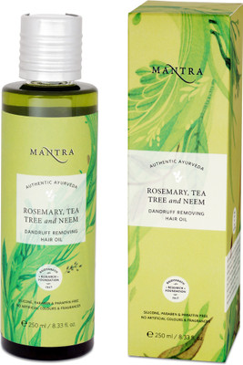 Mantra Rosemary, Teatree and Neem Dandruff Removing Hair Oil(250 ml)