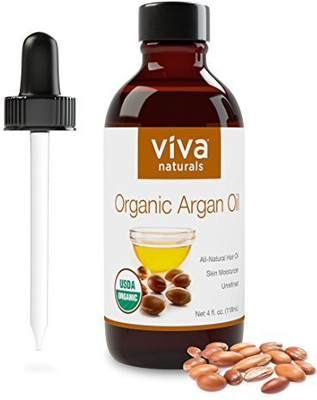 

Viva Naturals Naturals Organic Argan Oil 4 oz, Moroccan Luxury Oil for Silky, Smooth Hair & Softer Skin Hair Oil(118.28 ml)
