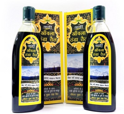 

Vaadi Herbals Amla Cool Oil with Brahmi & Amla Extract - Pack of 2 Hair Oil(200 ml)