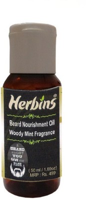 

Herbins Beard Nourishment - Woody Mint Hair Oil(50 ml)