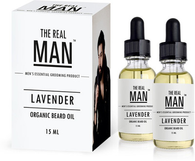 

The Real Man Beard & Mustache Oil Lavender(15ml) Pack Of 2 Hair Oil(15 ml)