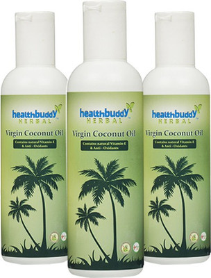 60% OFF on Healthbuddy Herbal Virgin Coconut Pack of 3 Hair Oil(600 ml) 60% OFF on Healthbuddy Herbal Virgin Coconut Pack of 3 Hair Oil(600 ml)