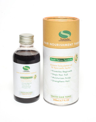 

Sarada Ayurvedic Pharmaceuticals Hair Nourishment Therapy Hair Oil(200 ml)