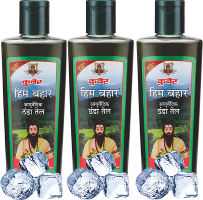

Kuber Him Bahar Ayurvedic Cool Oil 200 Ml Bottle Pack-Pack Of Three 200 ml Bottle Hair Oil(600 ml)