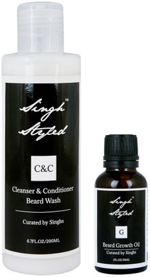 

Singh Styled Beard Growth Combo Hair Oil(230 ml)