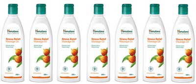 

Himalaya STRESS RELIEF MASSAGE OIL (PACK OF 7) Hair Oil(1400 ml)