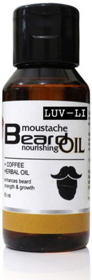 

Luv-Li NOURISHING MOUSTACHE & BEARD COFFEE HERBAL Hair Oil(60 ml)