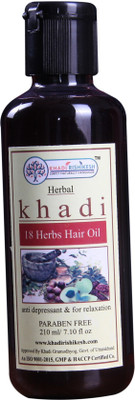 

Khadi Rishikesh Herbal 18 Herbs Hair Oil(210 ml)