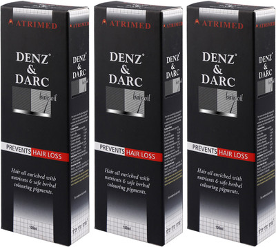 

Atrimed Denz & Darc Pack of 3 Hair Oil(300 ml)