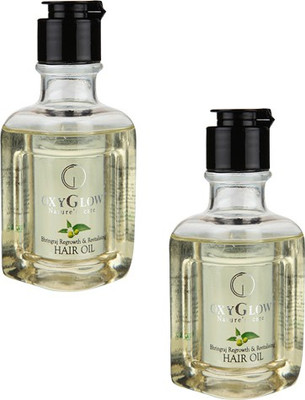 

Oxyglow Bhringraj Regrowth & Revitalising Pack of 2 Hair Oil(240 ml)