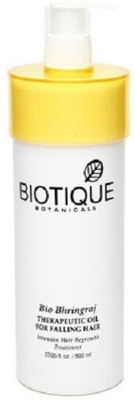 Buy BIOTIQUE Bio Bhringraj Therapeutic Oil for Falling Hair Hair Oil(800 ml) on Flipkart Buy BIOTIQUE Bio Bhringraj Therapeutic Oil for Falling Hair Hair Oil(800 ml) on Flipkart