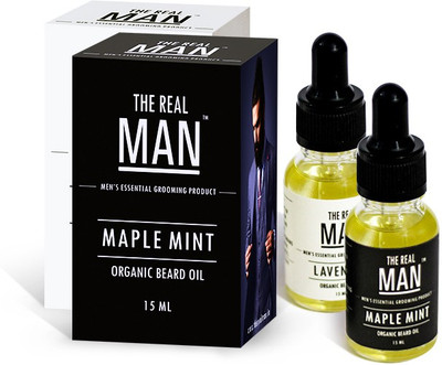 

The Real Man Organic Beard Oil - Maple Mint & Lavender Hair Oil(15 ml)
