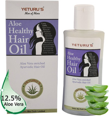 

Yeturu's Aloe Healthy Hair Oil(80 ml)