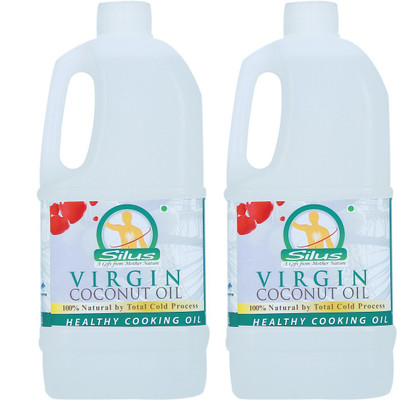 

Silus Natural Virgin Coconut Cold Processed Centrifuged Technology Pack of 2 Hair Oil(1000 ml)