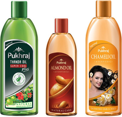 

Pukhraj Supercool Plus, Almond and Chameli Hair Oil(500 ml)