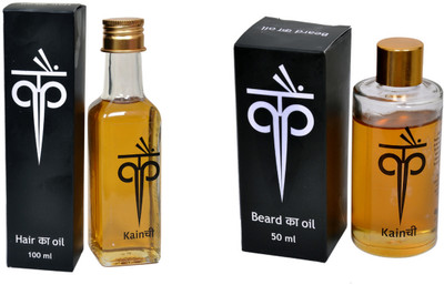 

Kainchee ORGANIC BEARD MOUSTACHE AND HERBAL Hair Oil(150 ml)