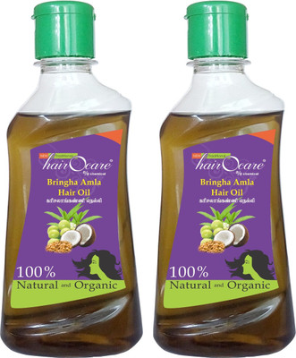 

Hairocare Bringha Amla - Black, Healthy & Conditioner - Pack of 2 x 200 ml Hair Oil(400 ml)