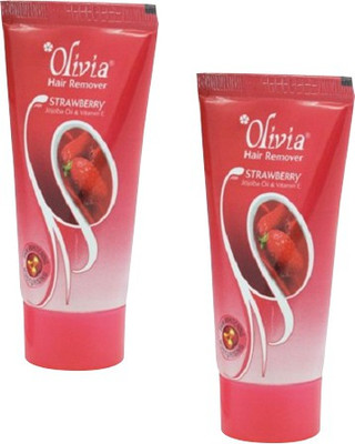 

Olivia Hair Remover Strawberry Pack of 2 Cream(30 g, Set of 2)