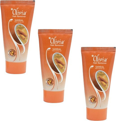 

Olivia Sandal Hair Remover Pack of 3 Cream(30 g, Set of 3)