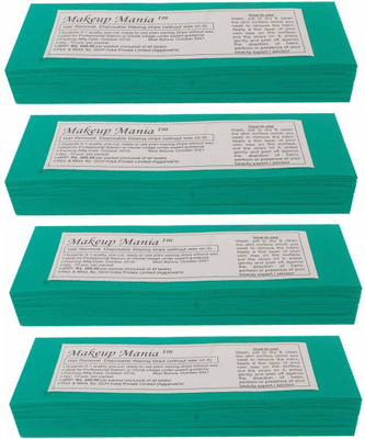 

Makeup Mania Waxing Strips - Green-280 Pcs Strips(280 g, Set of 4)