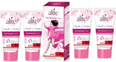 Buy Alite skin essence Hair Removal cream with rose fragrancepack of 4  Online  355 from ShopClues