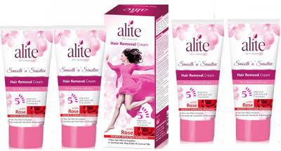 

Leeford Alite Hair removel Cream with Rose Fragrance (Pack of 4) Cream(240 g, Set of 4)