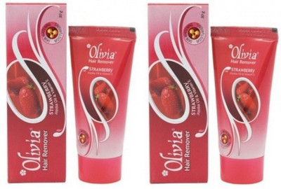 

Olivia Strawberry Hair Removal Cream (Pack of 2) Cream(120 g, Set of 2)