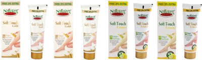 16 Off On Nature S Essence Soft Touch Gold And Lemon Hair Removal Cream 50 Gram 4pcs Cream 200 G Set Of 4 On Flipkart Paisawapas Com