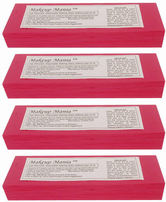 

Makeup Mania Waxing Strips - Magenta-280 Pcs Strips(280 g, Set of 4)