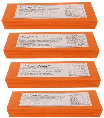 

Makeup Mania Waxing Strips - Orange-280 Pcs Strips(280 g, Set of 4)