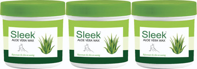 

Sleek Aloevera-Rejuvenate The Skin On Waxing Wax(750 g, Set of 3)