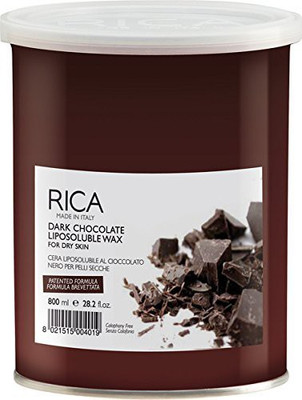 

Rica Liposoluble Wax-Dark Chocolate Wax-For Dry Skin 800Ml (28.2 Fl.Oz.) Wax(800 ml)
