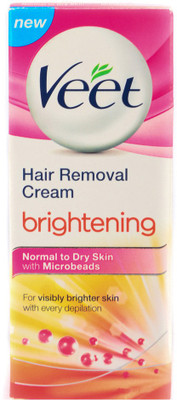 

Veet Brightening Microbeads Normal To Dry Skin Hair Removal Cream(25 g)