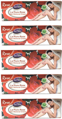 

La Pure Rose Hair Removal Cream - 50 gm (Pack of 5) Cream(50 g)