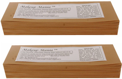 

Makeup Mania Waxing Strips - Beige-140 Pcs Strips(140 g)