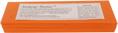 

Makeup Mania Waxing Strips - Orange-70 Pcs Strips(70 g)