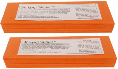 

Makeup Mania Waxing Strips - Orange-140 Pcs Strips(140 g, Set of 2)