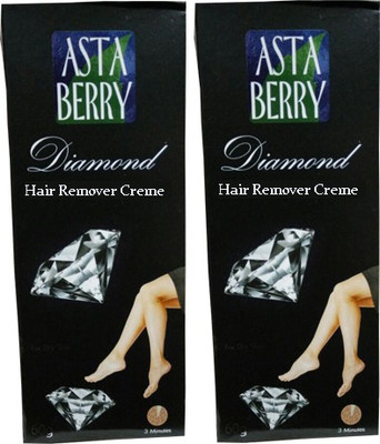 ASTABERRY Diamond Hair Remover Cream-Pack of 2 Cream(120 g, Set of 2)