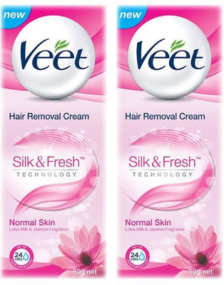 

Veet Hair Removal Cream - Normal Skin Cream(50 g, Set of 2)