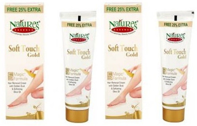 

Nature's Soft Touch Gold hair removal Cream(100 g, Set of 2)