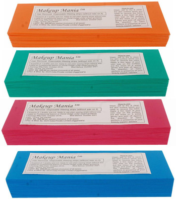 

Makeup Mania Waxing Strips - Multi-280 Pcs Strips(280 g, Set of 4)