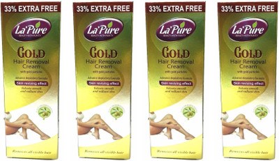 

La Pure Gold Hair Removal Cream - 60 gm (Pack of 4) Cream(72 g)