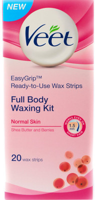 

Veet Full Body Waxing Kit (Normal Skin) Strips(82 g)