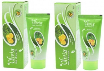 

Olivia Herbal Hair Removing Cream (Pack of 2) Cream(120 g, Set of 2)