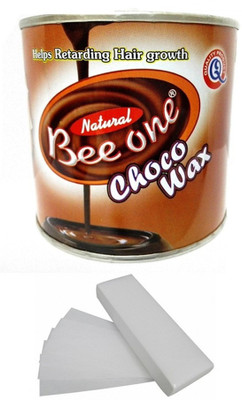 

Out Of Box Beeone Chocolate Body Wax with 100 Wax Strips Cream(600 g, Set of 2)