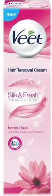 Veet Pure Hair Removal Cream for Women With No Ammonia Smell, Normal Skin Cream(300 g, Set of 3)