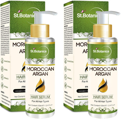 

St.Botanica Moroccan Argan Hair Serum Pack Of 2(200 ml)