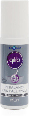 

Galderma Qilib Men Topical Hair Lotion, Rebalances Hair Fall Cycle(80 ml)