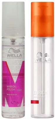 

Wella Professionals Profssionals Mirror Polish Shine & Enrich Hair Ends Elixir Serum Combos(80 ml)
